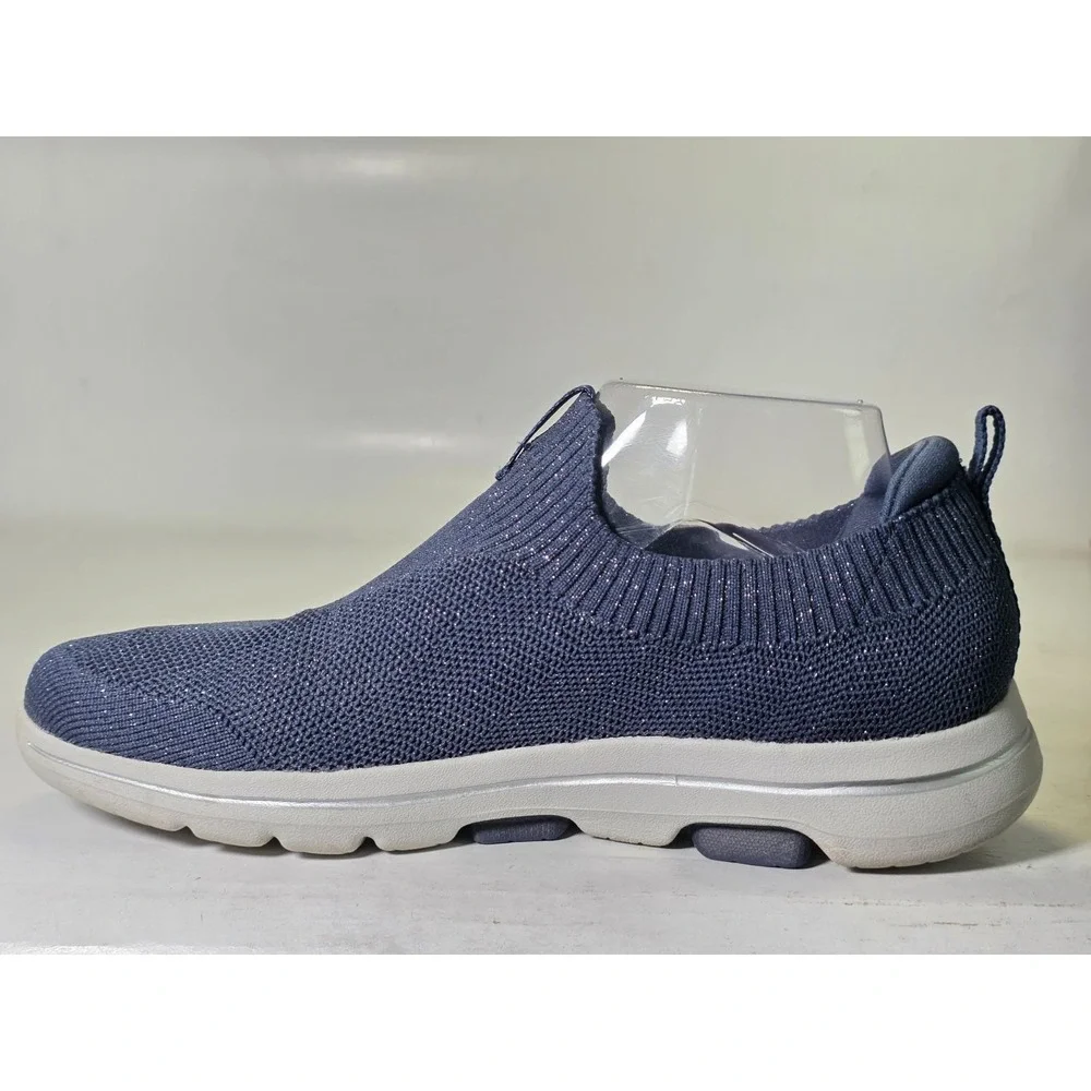 Skechers GoWalk Goga Mat Women's Sneakers Size 9 Blue Slip On Air Cooled Shoes
